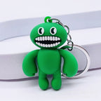 Soft Rubber Cartoon Monster Keychain Colorful Garten Of Banban Plush 3