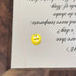 Funny Expression Acrylic Flat Beads 14mm Colorful Smiley Faces 10pcs 4