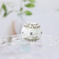 Flower Cluster Bubblegum Rhinestone Beads 16mm Pink Glitter Acrylic 5pcs 6