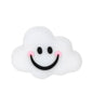 Silicone Focal Beads White Smiling Clouds Smiling Face Happy Expression