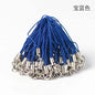 Polyester Iron Aluminum Phone Strap 58mm Colorful 100pcs 18