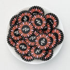 Silicone Focal Beads Daisy MaMa Sunflower Petals Leopard Print 20pcs