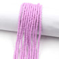 Flat Clay Beads 4mm Solid Color Polymer Disc 10strands 39