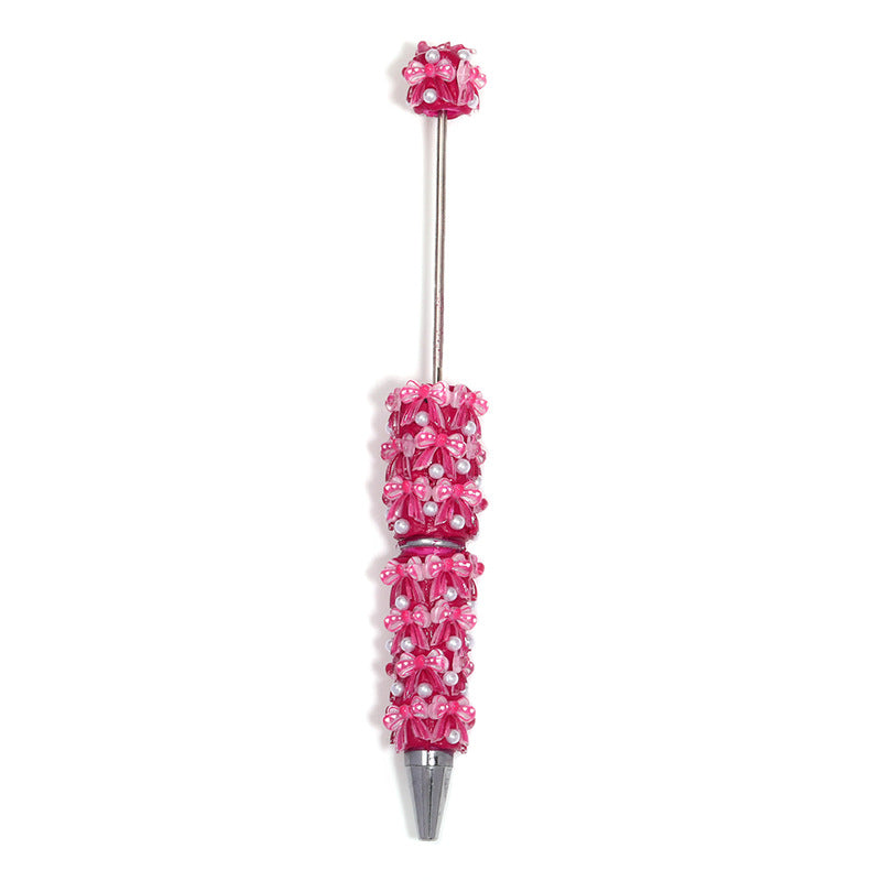 Clay Ribbon Butterfly Beadable Pen 5 Pcs 5