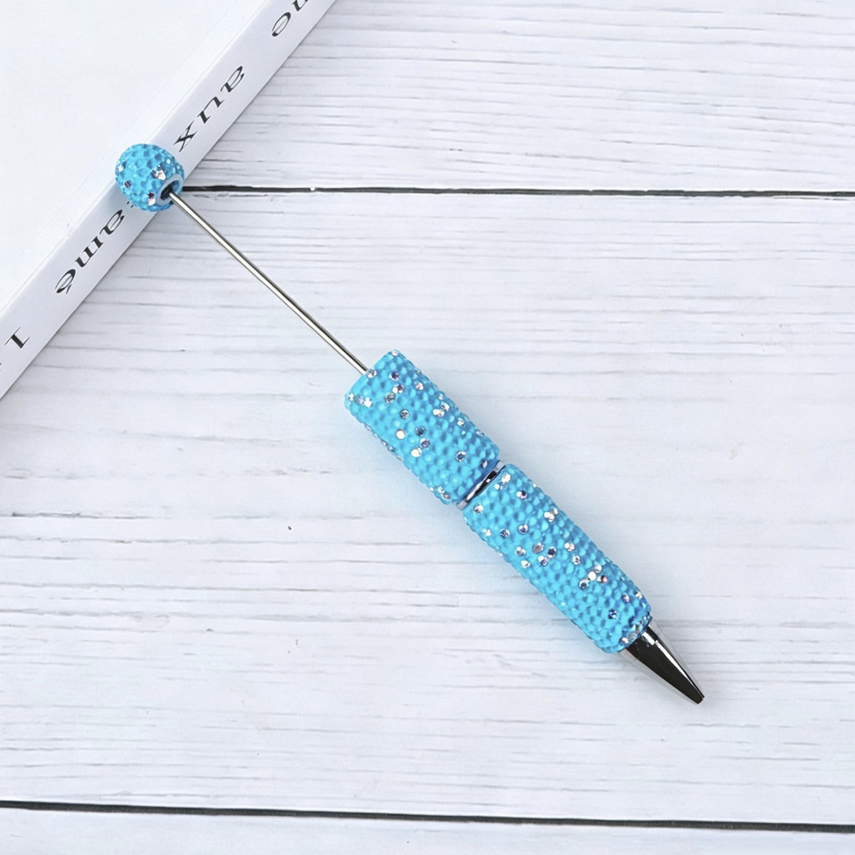 DIY Fluorescent AB Candy Color Rhinestones Beadable Pen 4