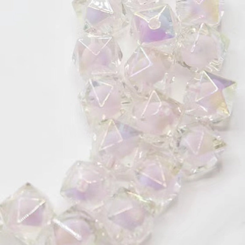 Faceted Acrylic Beads 16mm Diamond Shape Rainbow Assorted 200pcs 5