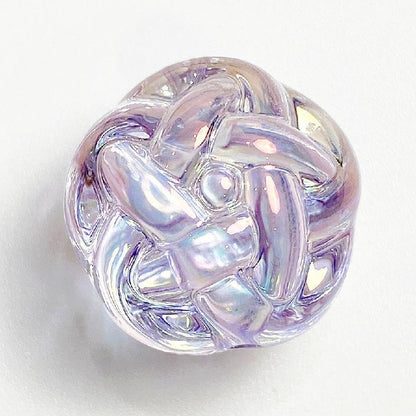 Transparent Acrylic Beads 16mm 18mm Iridescent Rainbow 10pcs 10