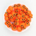  3D Halloween Double-Ended Pumpkin Silicone Focal Beads 20Pcs 2