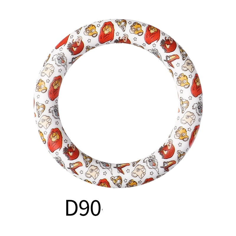 65mm Printing circular silicone rings 89