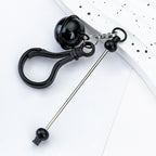 Beadable Bar Keychains With Bells