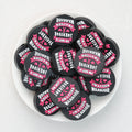  I Am A Fearless Cancer Fighter Round Silicone Focal Beads 20Pcs 2