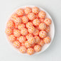 15mm Leopard Pattern Silicone Round Beads 50pcs 12
