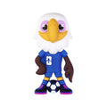 Silicone 3D Focal Beads Mascot White Haired Sea Eagle Kratch Holding Soccer Balls 20pcs 10