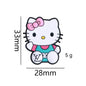 Silicone Focal Beads Mickey Kitty Yoda Colorful Cartoon Characters 20pcs 32