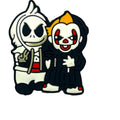 Silicone Focal Beads Halloween Baby Jack Skeleton Clown Design 20pcs