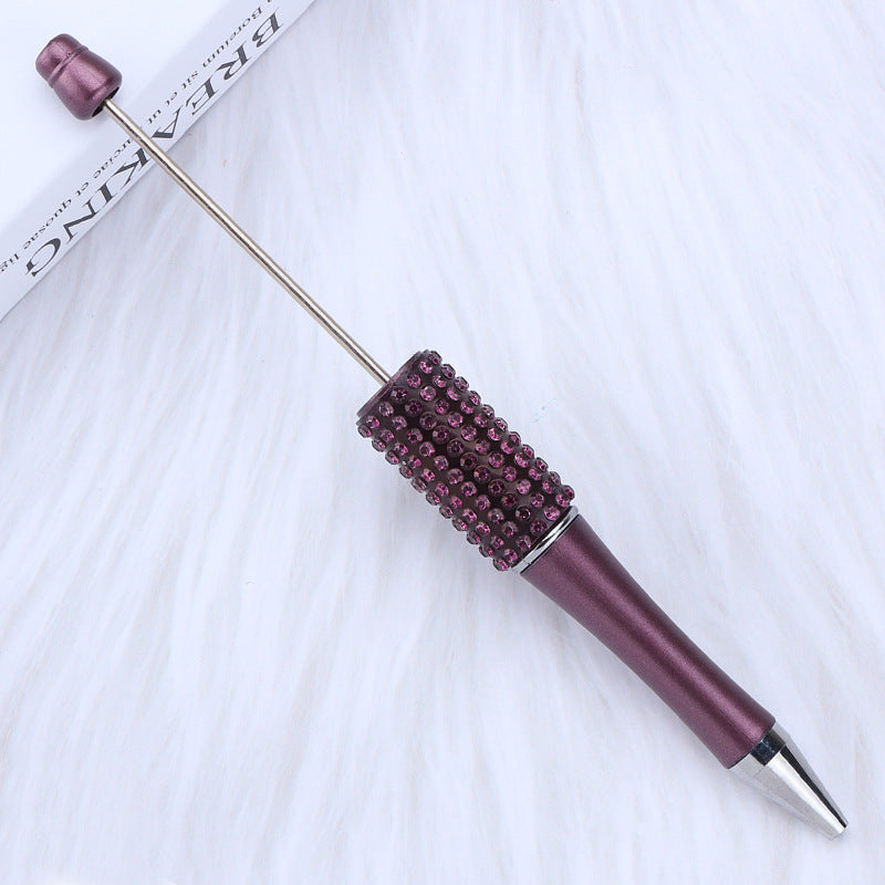 Beadable Pen Rhinestone Studded Metallic Colorful 1.0 mm Tip 23