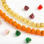 Grape Shaped Glass Beads 11x12mm 10pcs 2