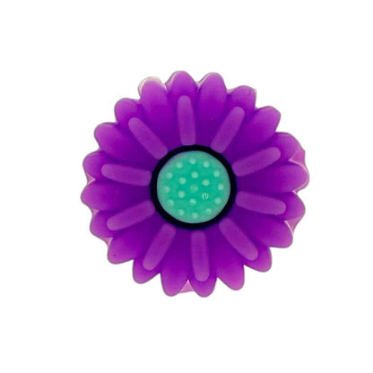 Silicone Focal Beads Daisy Sunflower Rounded Center 20pcs 3