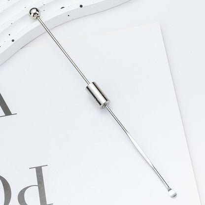 Beadable Metal Ear Picks Plated Finish