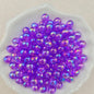 Plating Round Acrylic Beads 12mm Iridescent Transparent 550pcs 12