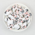 3D Cow Coffee Cup Silicone Focal Beads 20Pcs  2