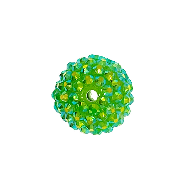 Ball Rhinestone Beads 20mm Multicolor Sparkle 50pcs 6
