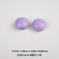 17mm Flat Round Acrylic Beads Assorted Solid Colors 100pcs 3