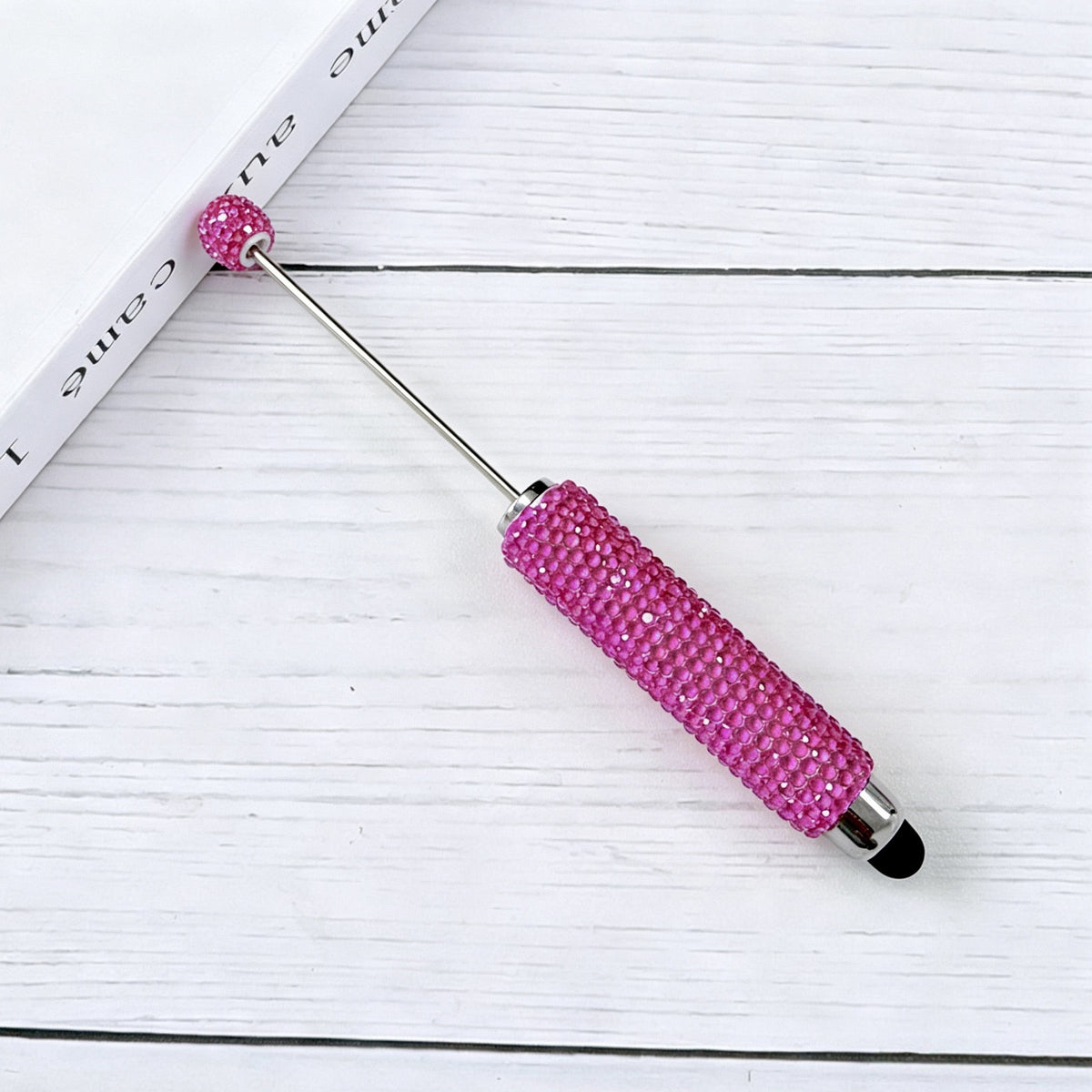 DIY Candy Color Multifunctional 3 in 1 Touch Screen Beadable Pen 21