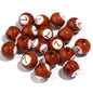 Colored Billiard Ball Round Acrylic Beads 16mm Glossy 10pcs 12
