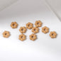 Floral Flower Shape 8mm Acrylic Spacer Beads 50pcs 19