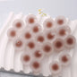Rubberized Matte Acrylic Beads 16mm Frosted Colorful Core 50pcs 12