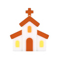 Silicone 3D Focal Beads Jesus Church Nun Virgin Mary Holding Lamb 20pcs 12