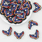 Patriotic Eagle Silicone Focal Beads US Independence Day Theme 20pcs