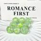 Summer Inspired 16mm Resin Round Beads with Sparkling Sequins 10pcs 11