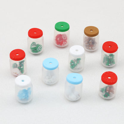 Christmas 3D Silicone Focal Beads Baby Bottle Design 20pcs 4