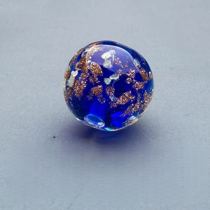Glow in the Dark Round Glass Beads 8mm Transparent Colors 10pcs 5