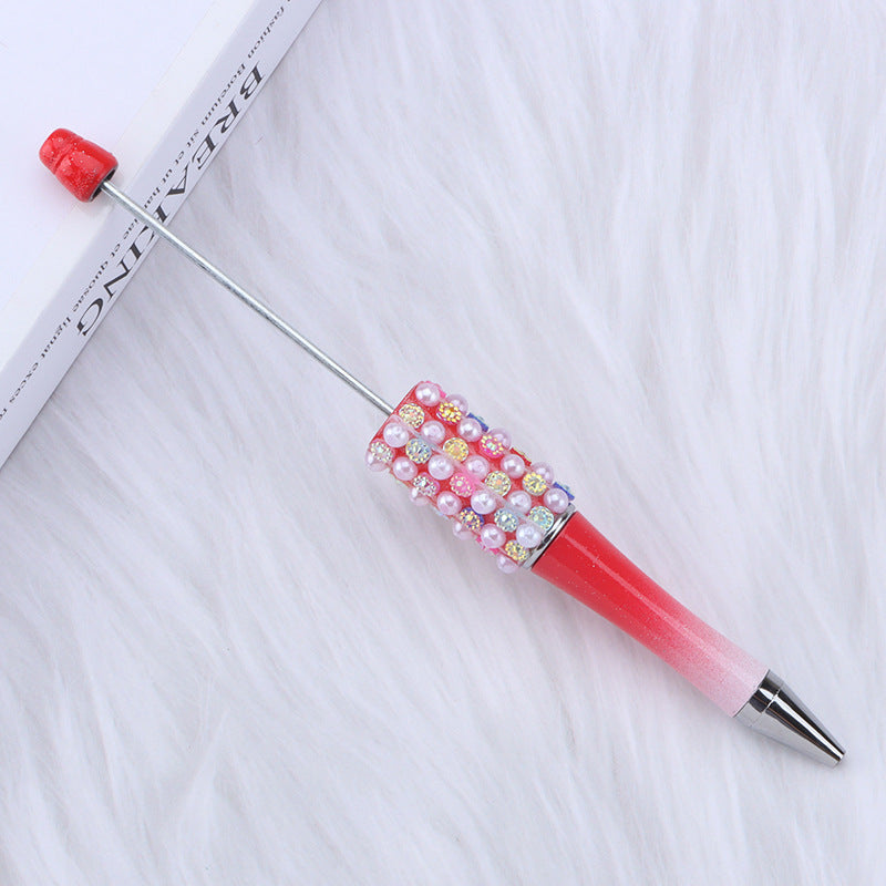 Colorful Pearl Gradient Round Ballpoint Pen Plastic 15