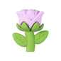 Silicone 3D Focal Beads Rose Multi Color Delicate Petals 20pcs 13