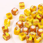 Pom Pom Purin Printed Acrylic Square Beads 14mm 10pcs 2