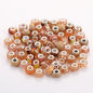 Resin Spacer Beads 9x14mm Multi-Color Textured 100pcs 11