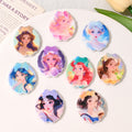 Graceful Princess Acrylic Flat Oval Beads 39mm 10pcs