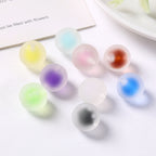 Matte Frosted Acrylic Beads Wholesale, Pastel Round Nine-Color Craft Set, 16mm
