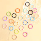 Zinc Alloy Trigger Spring Keyring Painted Kitten Paw 25mm 50pcs 2