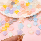 Pearl Flower Acrylic Beads 15mm Pastel Colors 20pcs 4
