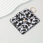 PU Card Holder Keychain Multi Patterned - B3 Big cow