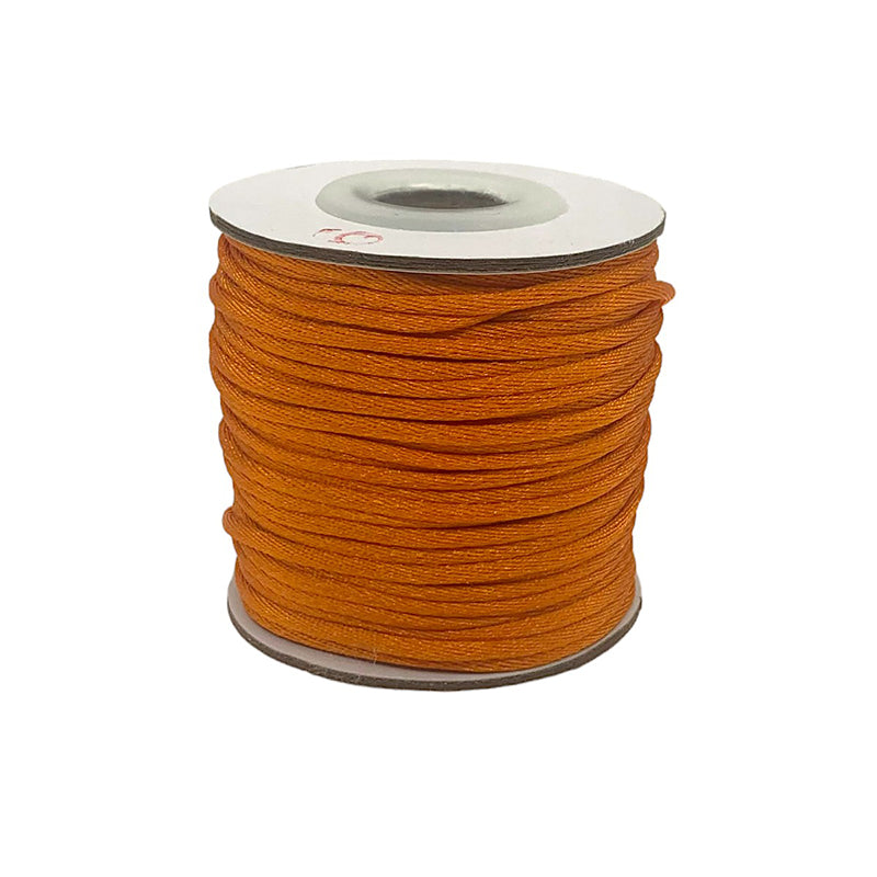 Nylon Beading Cord 2mm Bright Gold Yellow Smooth Satin Finish 414 Yards 11