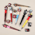 Silicone Focal Beads Fun Text Playful Quotes Cartoon Style 20pcs 7