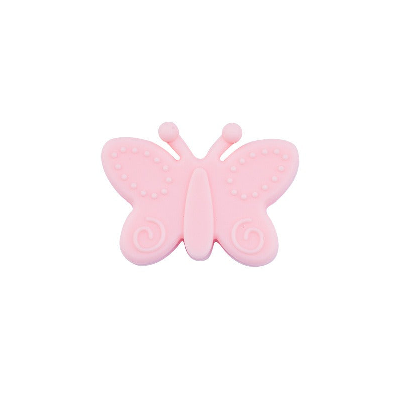 Silicone Focal Beads Butterfly Embossed Wings 20pcs 14