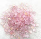 Pentagonal Star Glass Beads 8mm Transparent Pastel Colors 30pcs 28