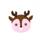 Silicone Focal Beads Deer Face Antlers Mint Green Pink Light Blue 20pcs 7